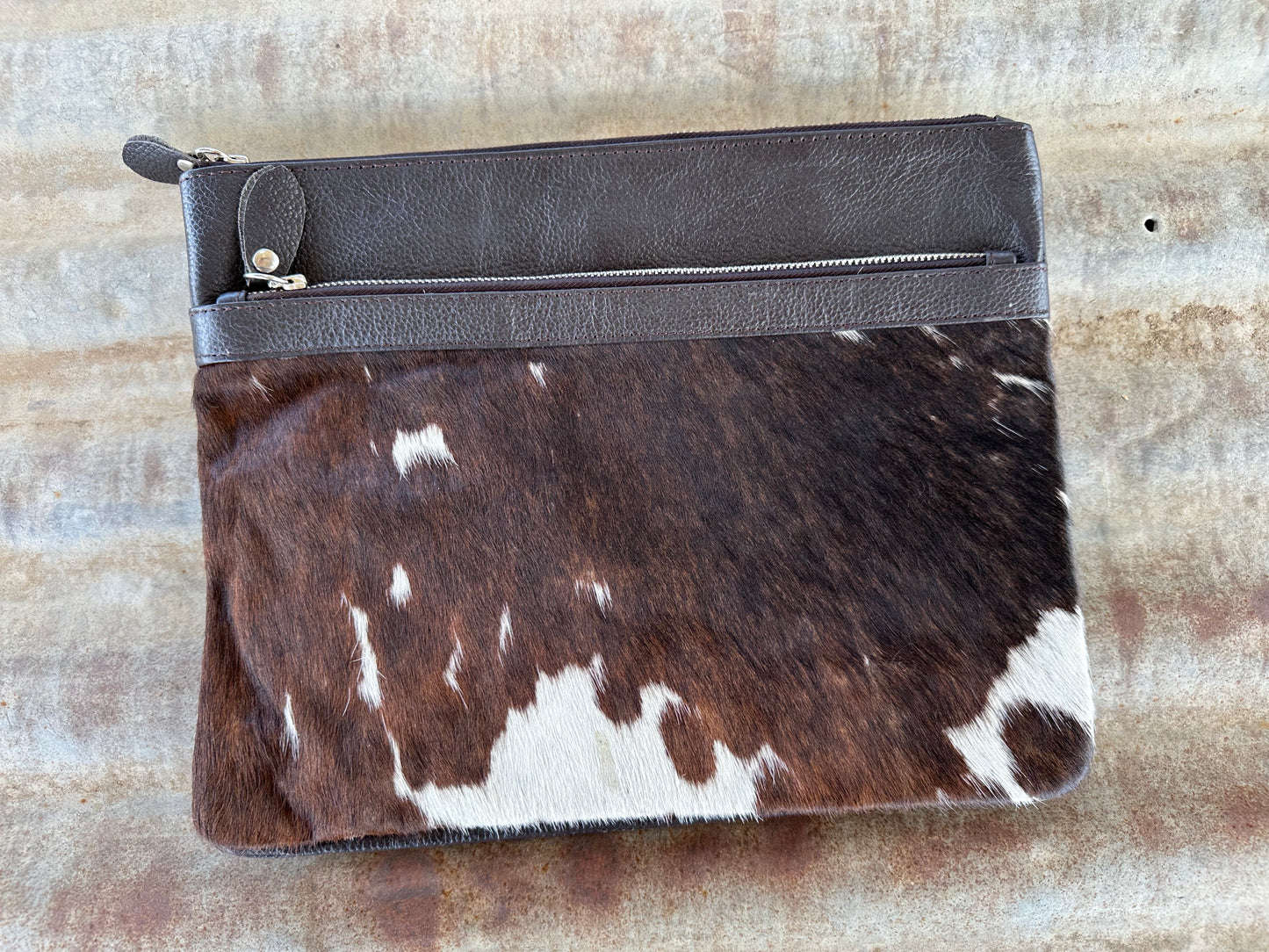 Rosebank Cowhide Clutch Bag