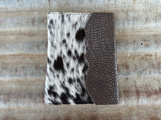 Cowhide A5 Notepad Organiser