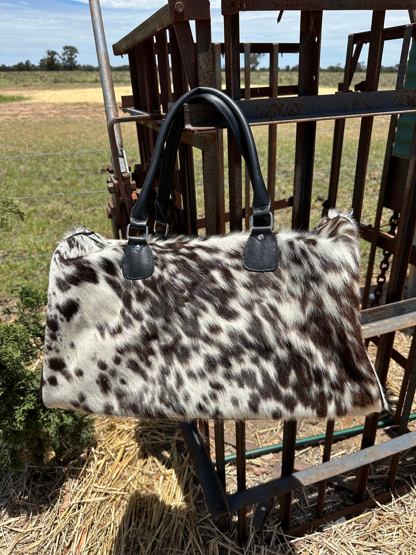 Overnight Cowhide Bag