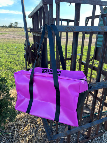 PVC Overnight Bag - Pink