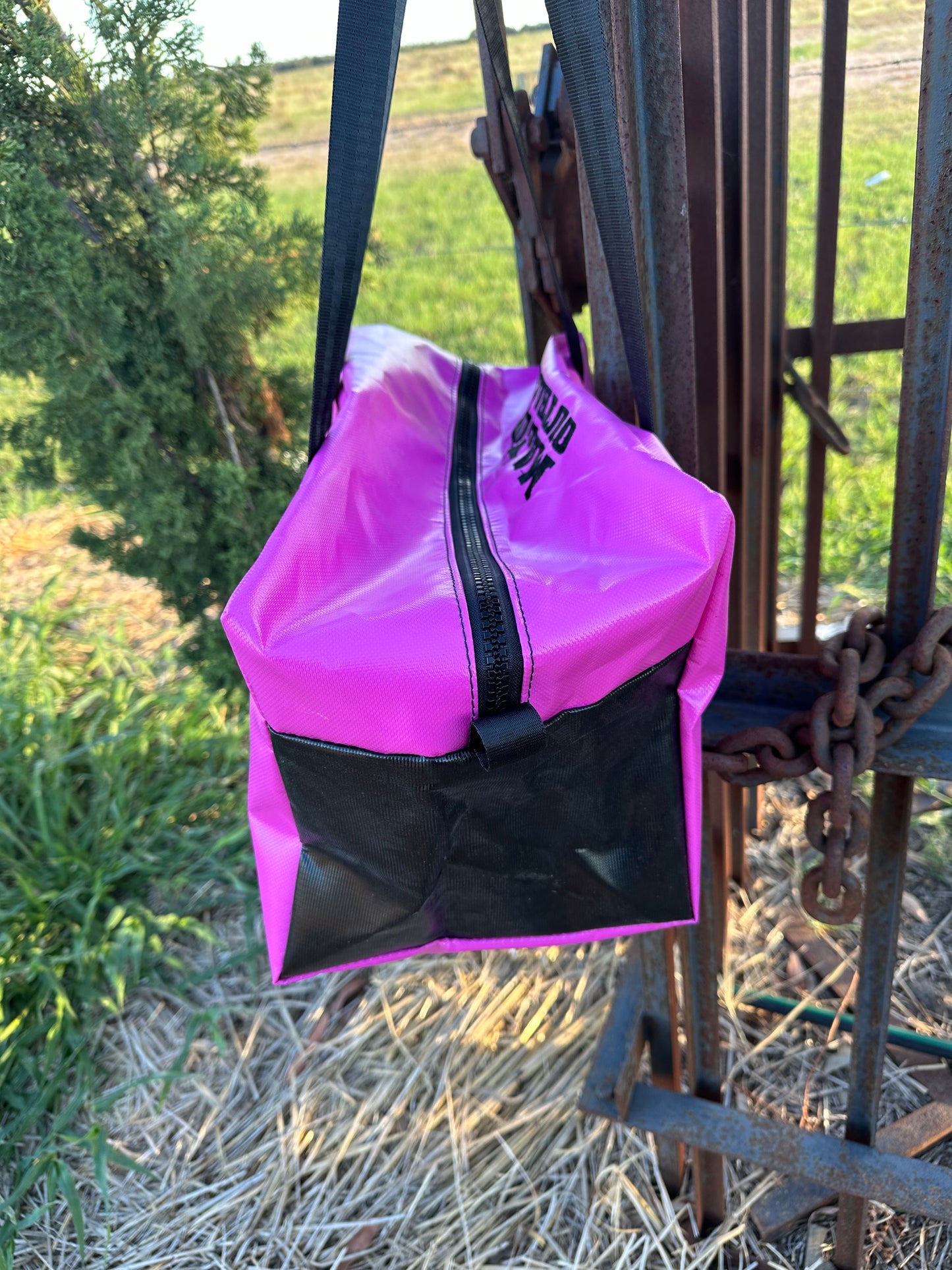 PVC Overnight Bag - Pink