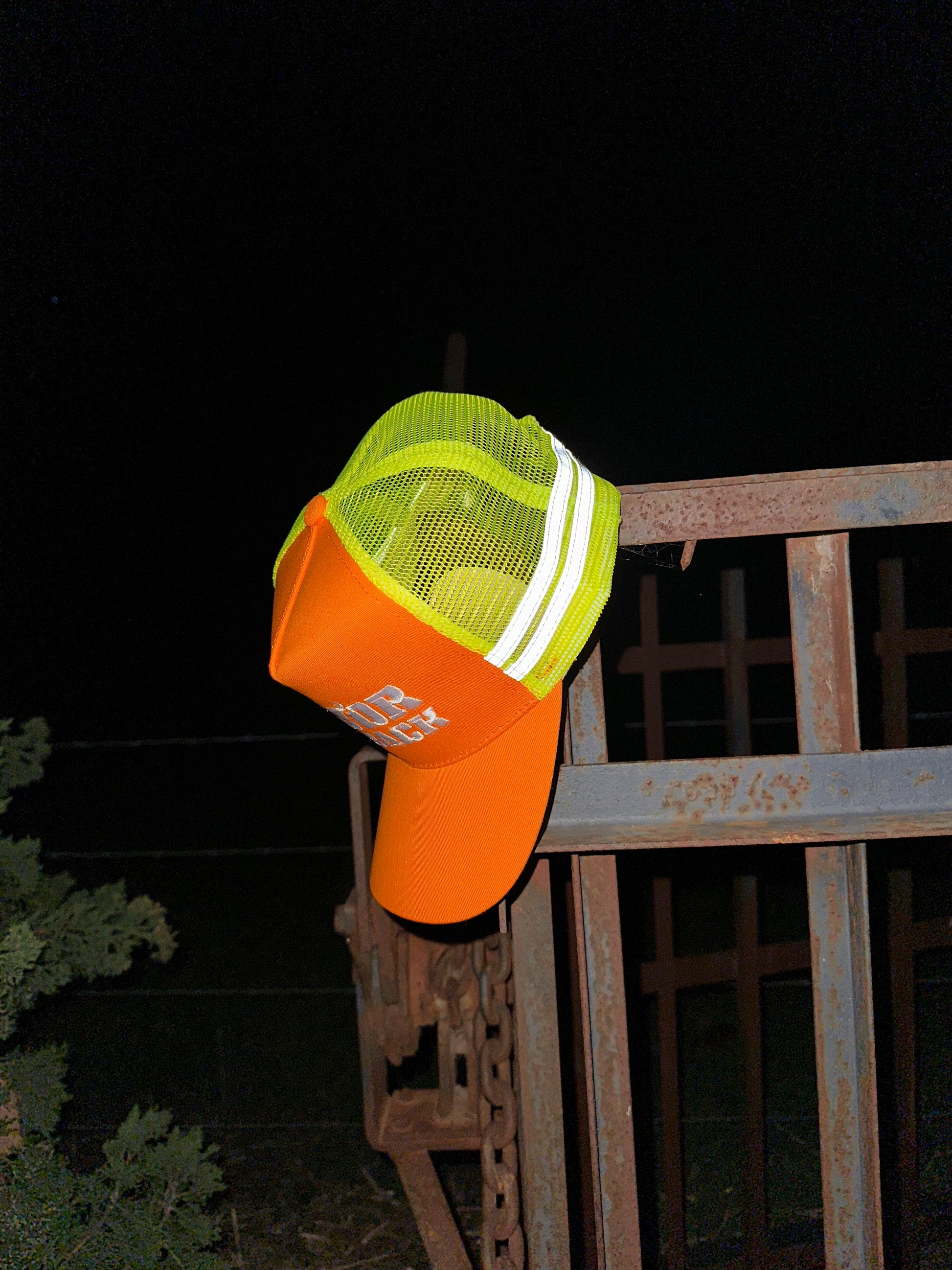 reflective hi-vis trucker cap major outback country trucker