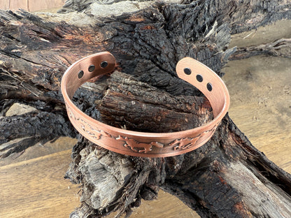 Copper Band Cuff - Horse