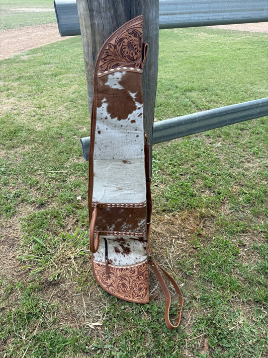 Leather Cowhide Rifle Carry Case