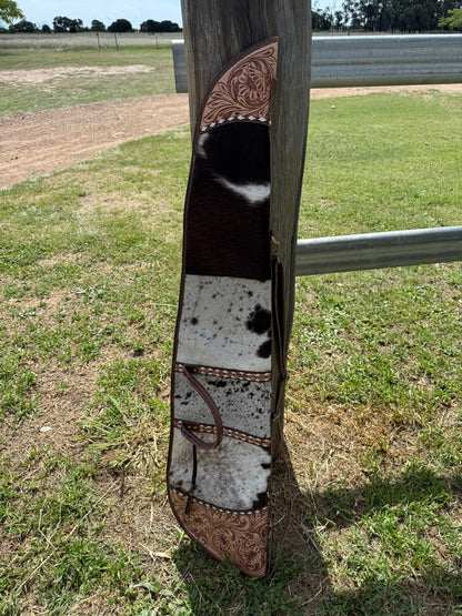 Leather Cowhide Rifle Carry Case