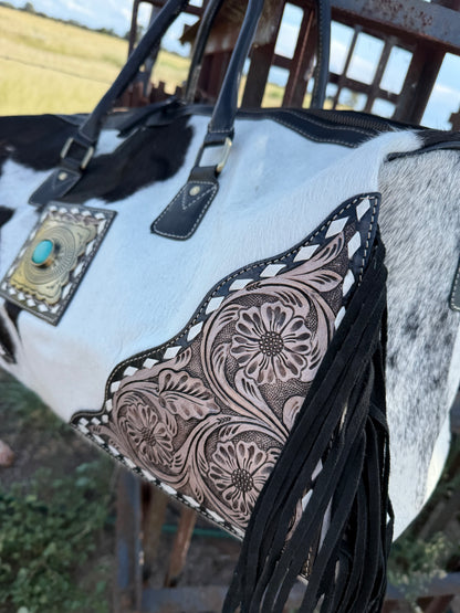 Overnight Cowhide Bag