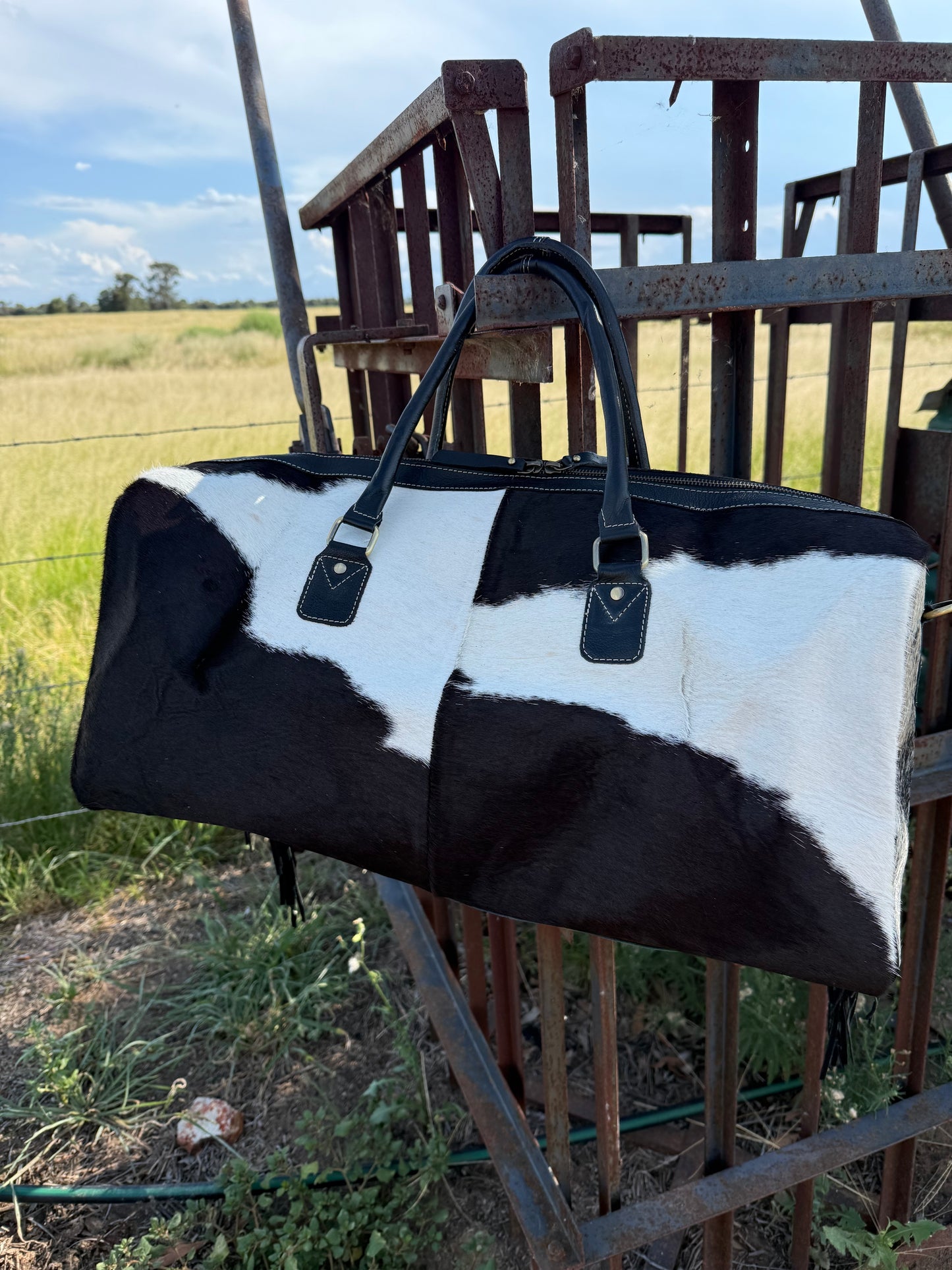 Overnight Cowhide Bag