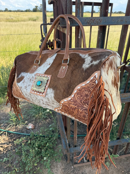 Overnight Cowhide Bag