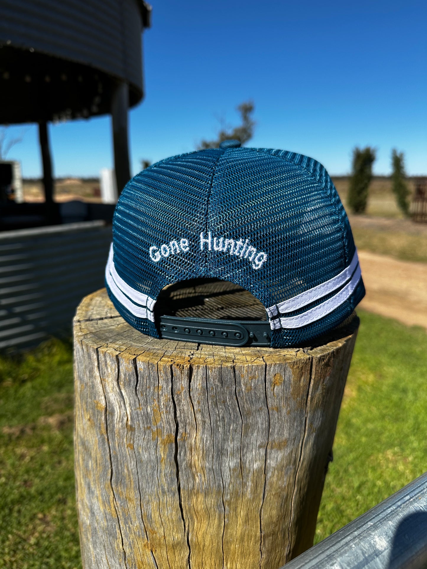 gone hunting trucker cap