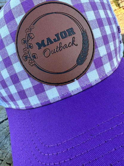 Harvest Trucker - Purple Gingham