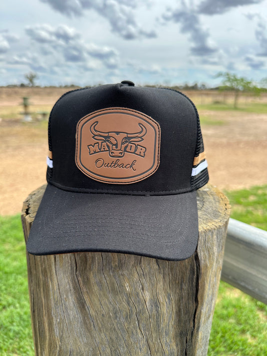 Classic Branded Black Trucker Cap