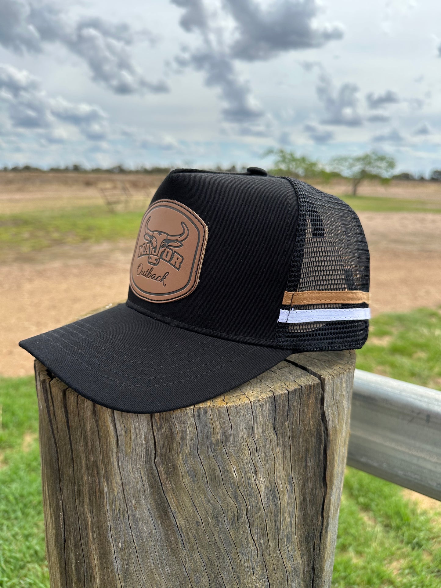 Classic Branded Black Trucker Cap