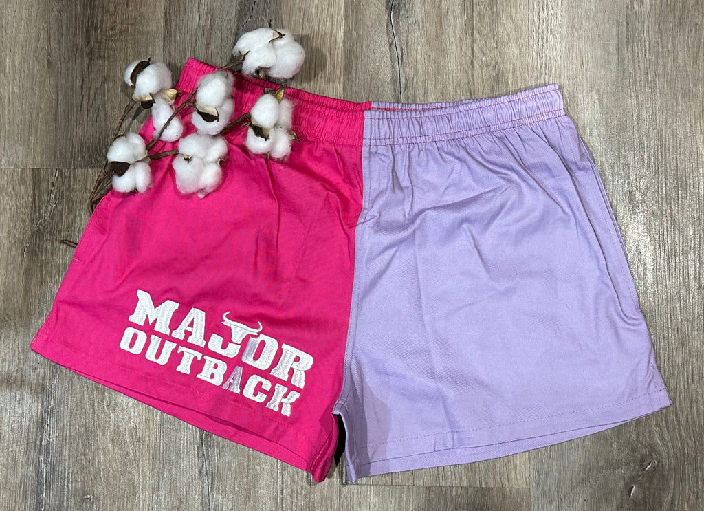 Outback Drill Pink Shorts – Major Outback