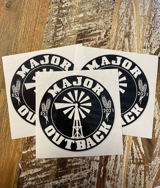 The Blaze sticker - Black