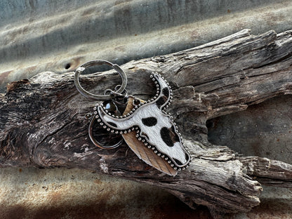 Metal Bull Keyrings