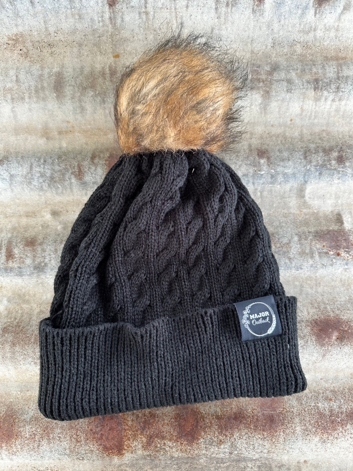 Knit Pom Pom Beanie