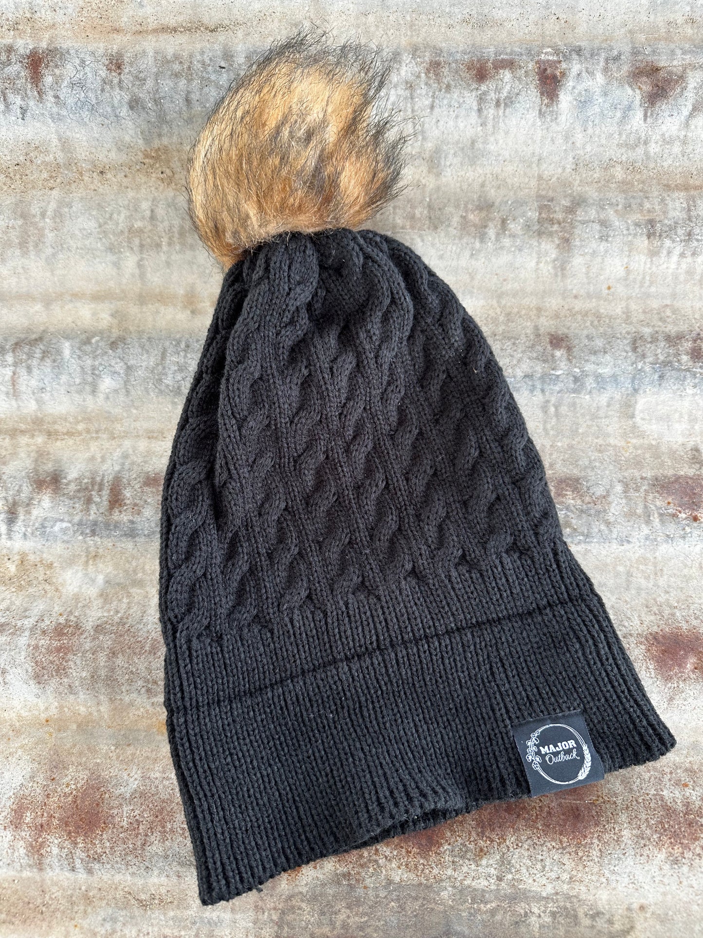 Knit Pom Pom Beanie