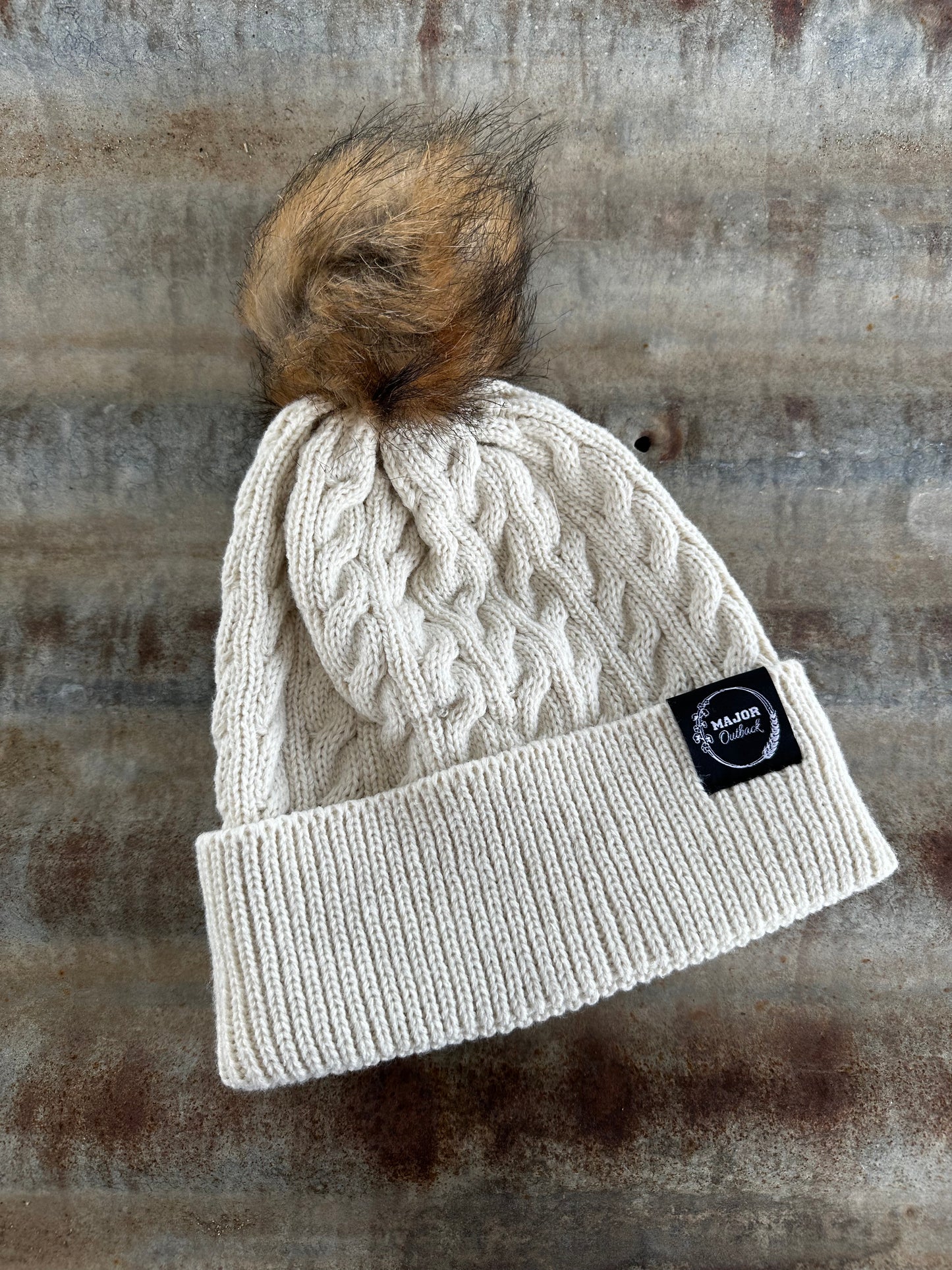 Knit Pom Pom Beanie