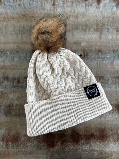 Knit Pom Pom Beanie