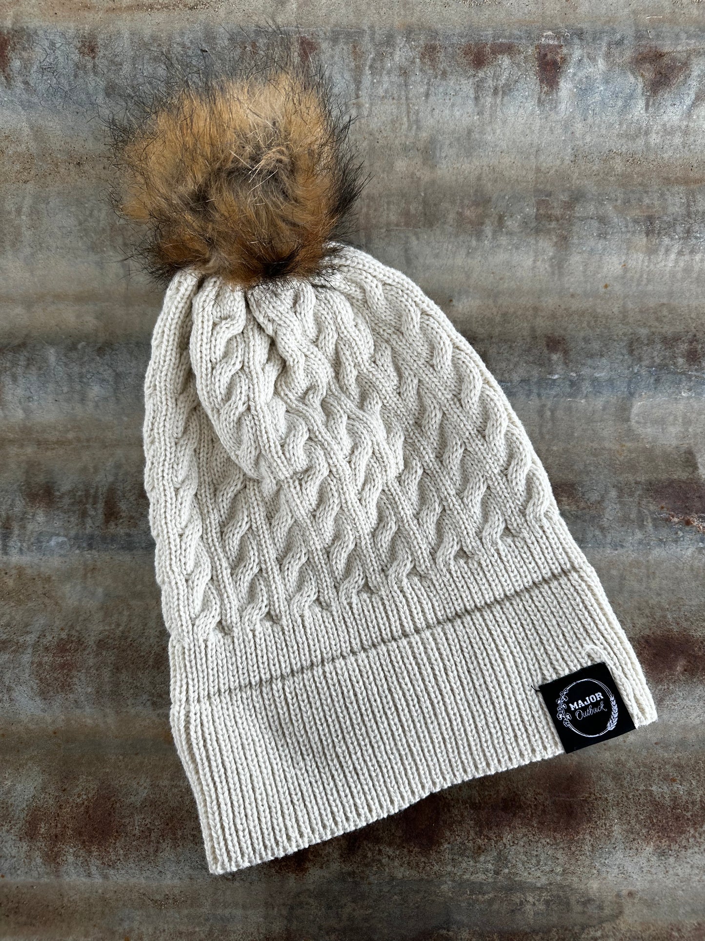 Knit Pom Pom Beanie