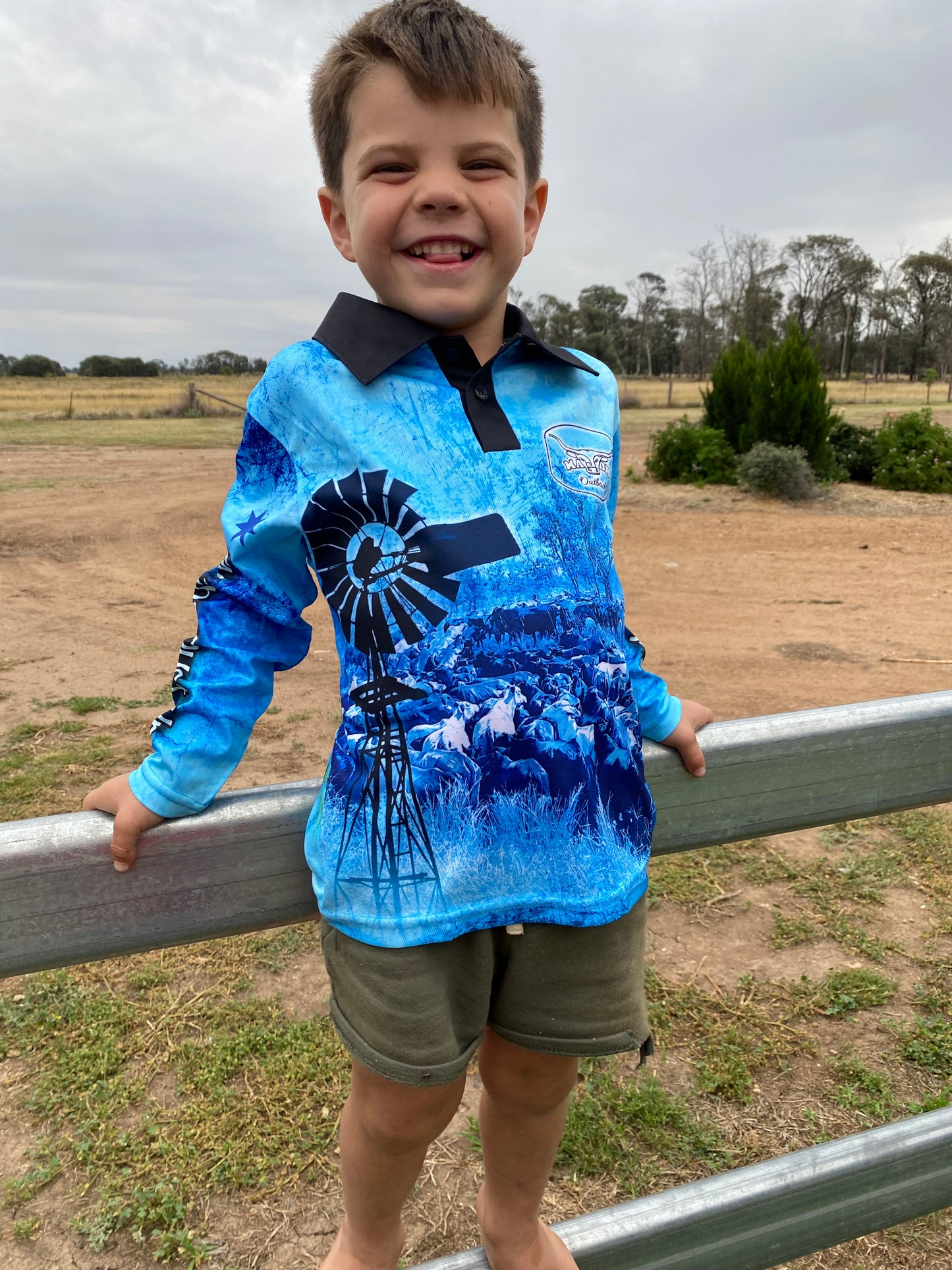 Kids Dream Big Fishing Shirt