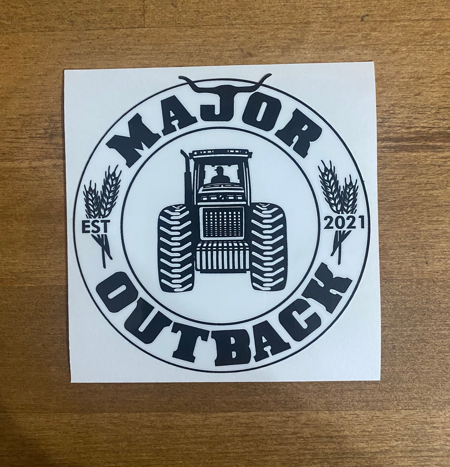 Trax Sticker - White